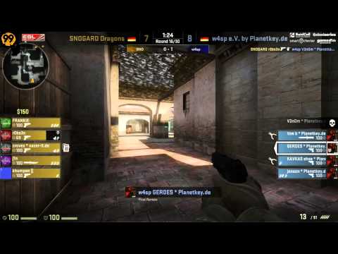 SNOGARD vs. w4sp e.V. | Halbfinale, EPS Spring Relegation 2013 | de_mirage Map 2
