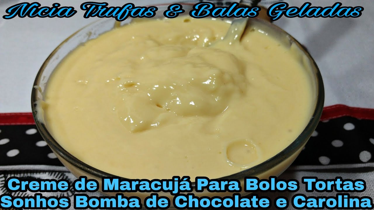 Watch Now Creme de maracujá econômico e fácil para bolos tortas sonhos e muito mais. Creme de maracujá econômico e fácil para bolos tortas sonhos e muito mais.