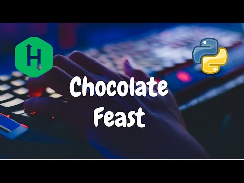 61 Chocolate Feast Implementation Hackerrank Solution Python