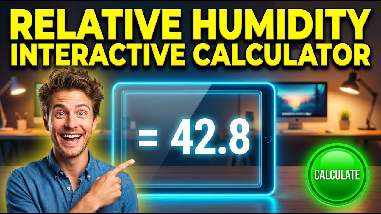 Relative Humidity Interactive Calculator