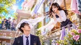 Her Bra Blew Onto an Aloof Upperclassman—She Panicked, but He Fell for Her.【Caught in His Love Trap】