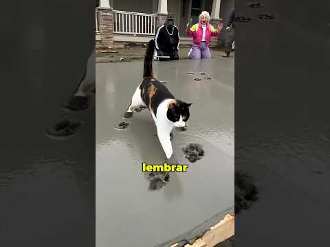 😨🐾 Ela Pensou Que Era Lama, Mas Suas Patinhas Ficaram Presas! 😂😱❤️#shortvideo#cat#catvideos#core#bts