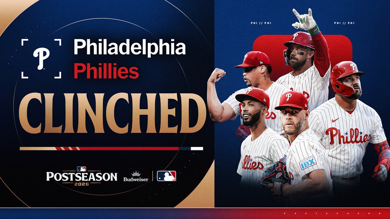Phillies punch their ticket to the 2026 MLB Postseason on the FINAL DAY OF THE SEASON!