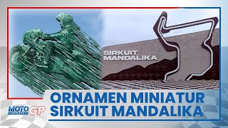 Ornamen Miniatur Layout Sirkuit MotoGP Mandalika akan 'Temani' Patung Presiden Jokowi Naik Motor