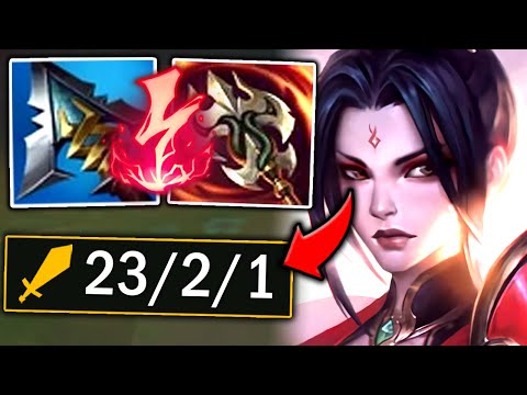 RIVEN'S 1-HIT BUILD LITERALLY TURNS ENEMIES BALD! - S12 RIVEN TOP GAMEPLAY! (Season 12 Riven Guide)