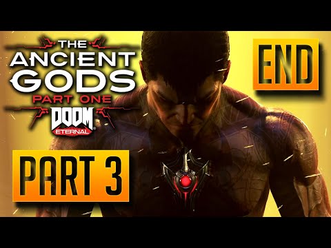 Doom Eternal The Ancient Gods Part One - 100% Walkthrough Part 3: The Holt [Nightmare][Ending]