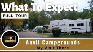 Tour of Anvil Campground in Williamsburg, VA, Virginia