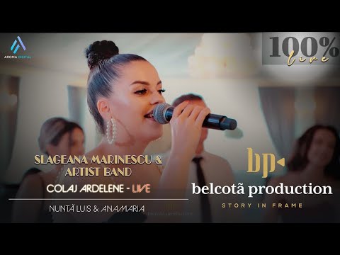 Slageana Marinescu & Artist Band - Colaj Ardelene | Nunta Luis & Anamaria