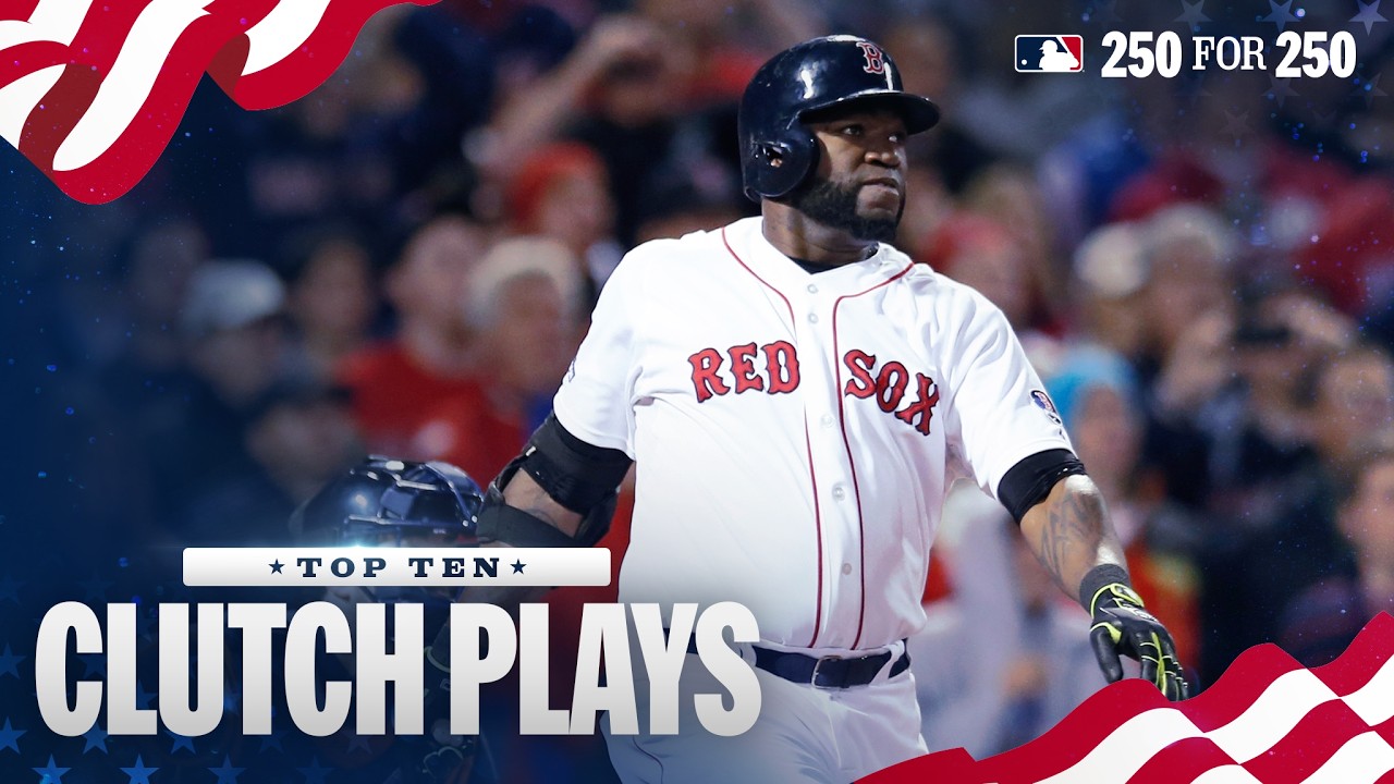 Top 10 CLUTCHEST OF THE CLUTCH Moments in Baseball History | MLB 250 For 250