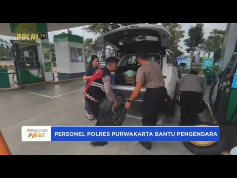 PERSONEL OPS KETUPAT LODAYA 2025 POLRES PURWAKARTA BANTU PENGENDARA