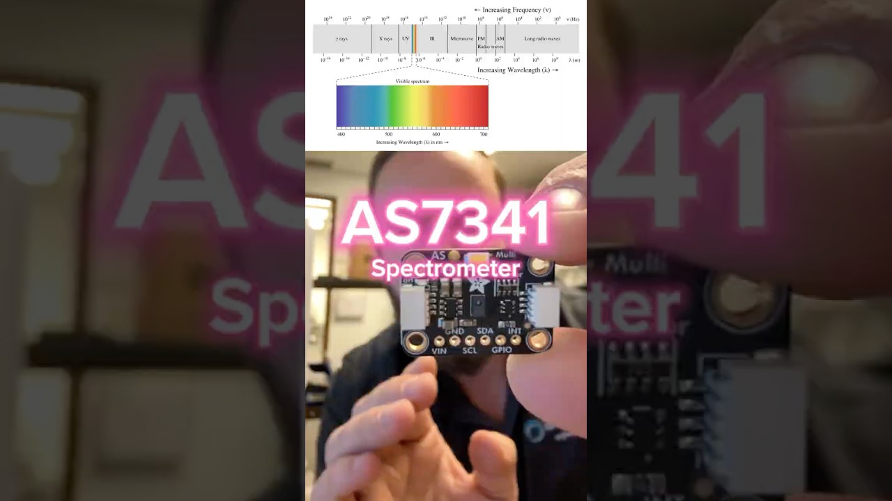AS7341 Spectrometer Vibe Coding & Hello World Test