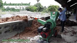 เครื่องสับปาล์ม เครื่องย่อยทะลายปาล์ม เครื่องสับทลายปาล์ม 061-714-2002 รุ่น 001