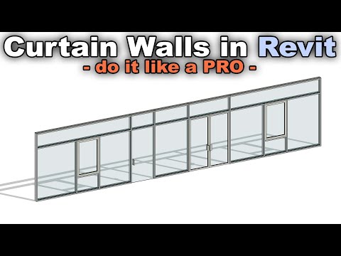 Curtain Walls in Revit - Beginner to PRO Tutorial