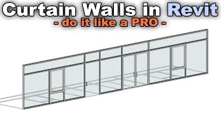 Curtain Walls in Revit - Beginner to PRO Tutorial