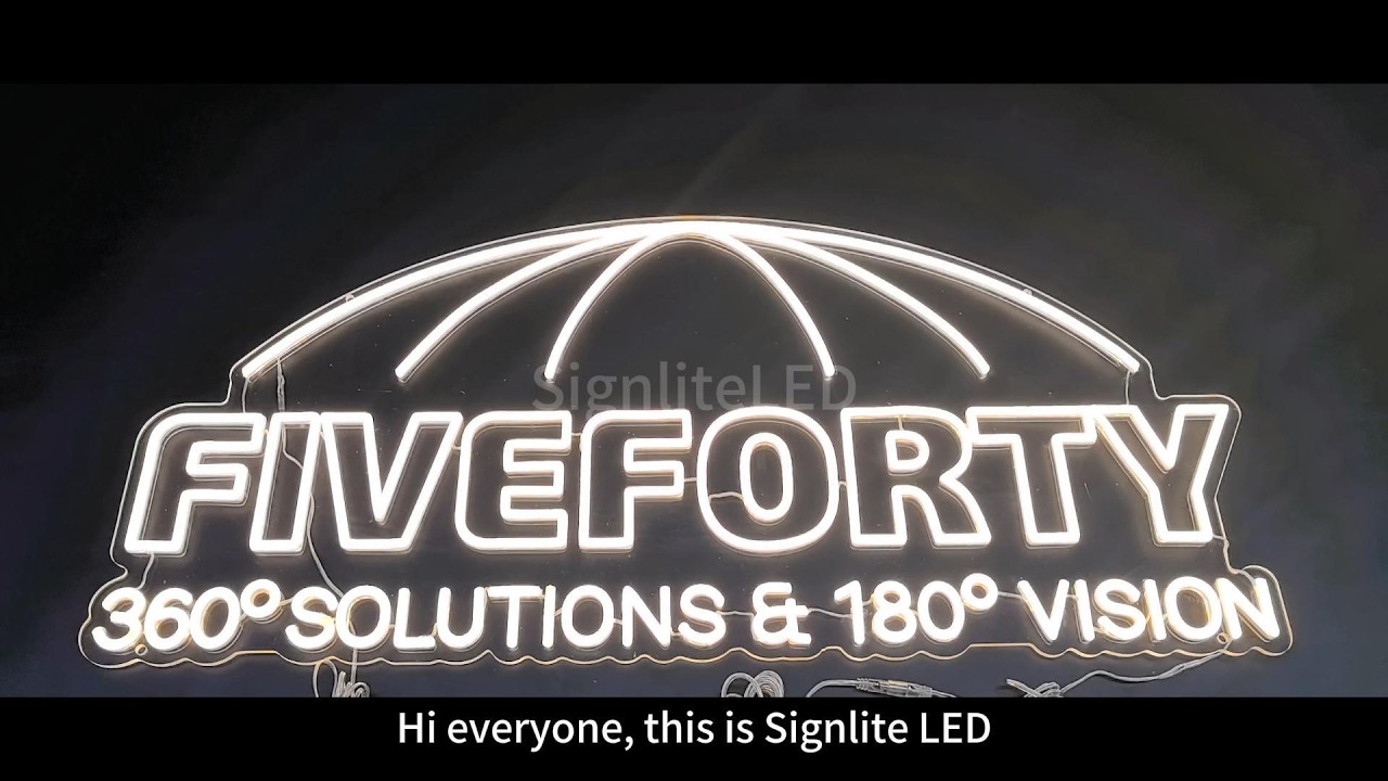 Wall-Mounted Neon Sign | Signlite LED Custom Design