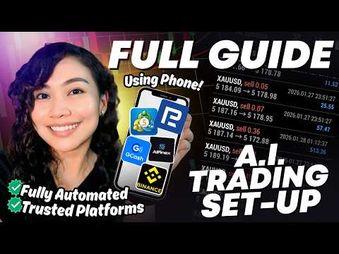 Full Guide AI Trading Set-up: MetaTrader 5, Roboforex & AIFinex | Fully Automated | Using Phone