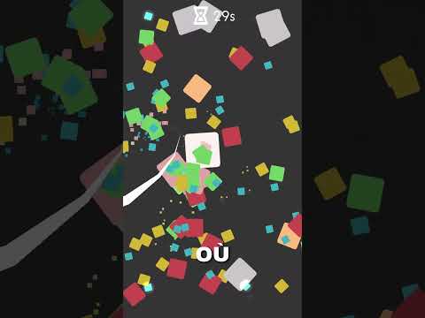 SquareSlicer : le carré de lumière 💡 #shorts #devlog #jeuxvidéo