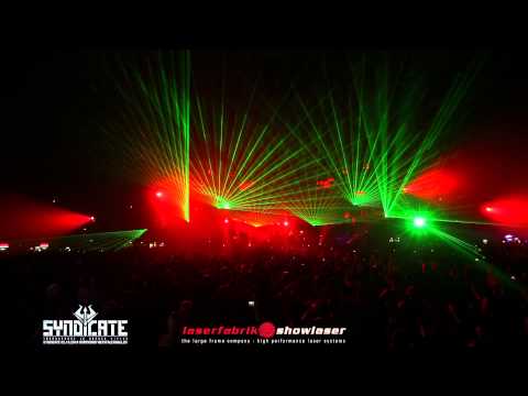 Syndicate 2010 - Lasershow @ Intro DJ Korsakoff and Outblast - 1080p Full HD
