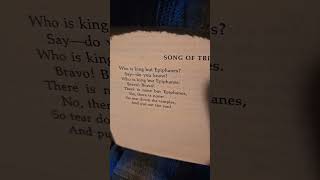 'SONG OF TRIUMPH' by Edgar Allen Poe
