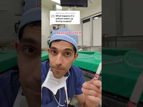 What to do if patient wakes up in surg..