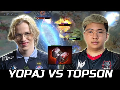 YOPAJ VS TOPSON MID BATTLE - TUSKAR MID VS KUNKKA DOTA 2