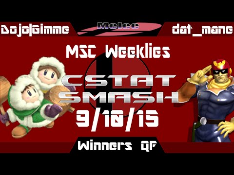 MSC Melee 9-10-15 Singles WQF - Dojo|Gimme (ICs) vs. dat_mane (C. Falcon)
