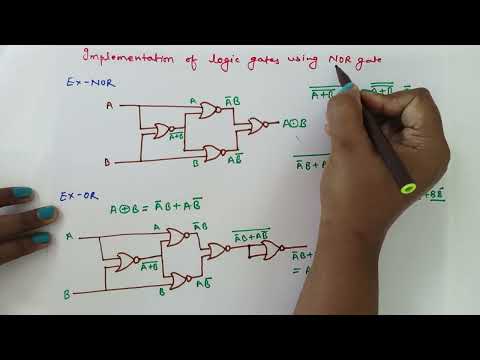 Implementation of all gates using NOR gate | Design with Universal gates | Digital system design