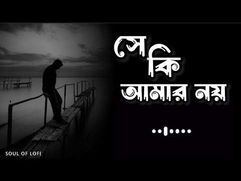 সে কি আমার নয় | শুভ্র চাঁদ |@lofi_of_antor Suvro Chad Lyrics | Habib Wahid ft. Nancy | Lofi Remix