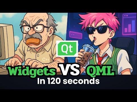 Qt Widgets vs QML in 120 seconds