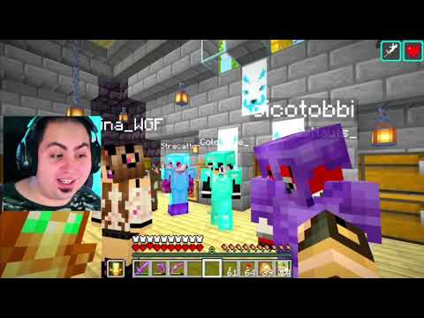 LYON REGALA AD ANNA UN'ARMATURA DI NETHERITE🧡💜!!!!