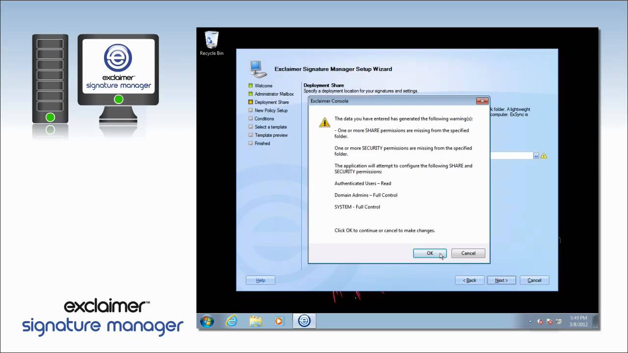 Getting Started with Exclaimer Signature Manager