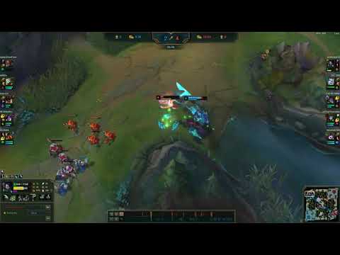 1 HP and a dream...insane Akali outplay!