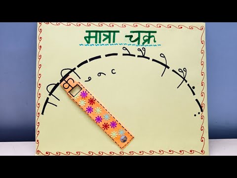 Hindi TLM/Matra chakra/Hindi project/tlm for primary/Hindi working model
