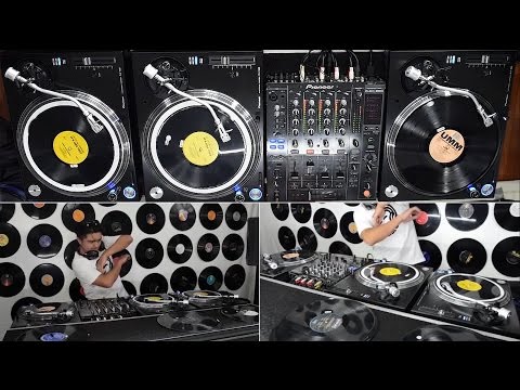 House MIX DJ Ricardo Pacheco VDJ SLIDE three turntables 3 tornamesas vinyl OLD SCHOOL NO-TIMECODE
