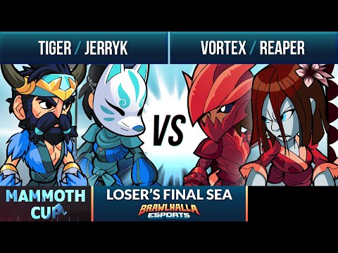 Tiger & Jerryk vs Vortex & Reaper - Loser's Final - Mammoth Cup 2020 - 2v2 SEA