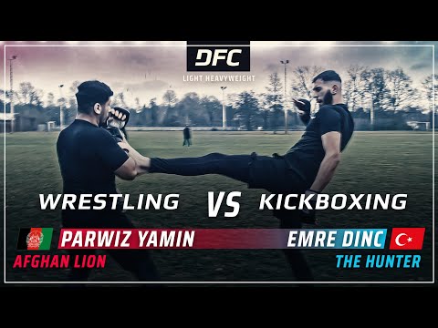 Afghan-WRESTLER vs. Turkish-KICKBOXER | MMA Streetfight | DFC