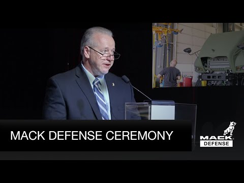 Mack Defense M917A3 Heavy Dump Truck Production Line Ceremony
