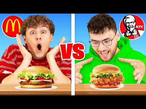 McDonald's vs. KFC! Which tastes better?
