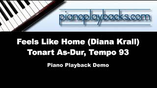 Feels Like Home (Diana Krall - Brian Adams) Playback Instrumental Demo Ab-Dur, Tempo 93