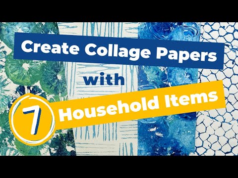 Create Amazing Collage Papers from 7 Everyday Items