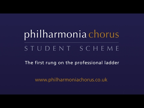 Philharmonia Chorus Student Scheme