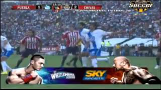 preview picture of video 'Puebla vs Chivas  1-2  PELEA INCLUIDA 2012'