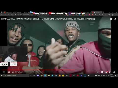 BANDMANRILL - BANDTHOVEN (OFFICIAL MUSIC VIDEO) PROD BY. MCVERTT | Prince Raheem Live Reaction