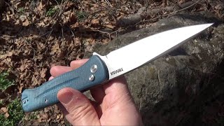 Blue Stabby - Trivisa Dor Folding Knife Review ($60) A Mid-Range Good Looking Pocket Knife
