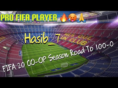 FIFA 20 - CO-OP Season Road To 100-0 w/pro FIFA player!!