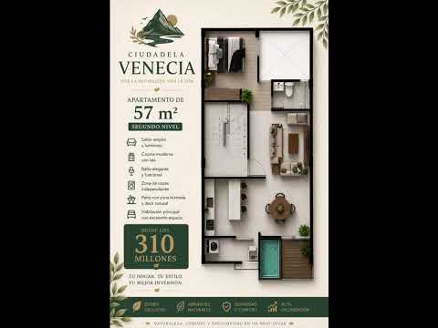 Apartaestudios De Lujo En Venecia, Antioquia #VeneciaAntioquia#SuroesteAntioqueño#CerroTusa