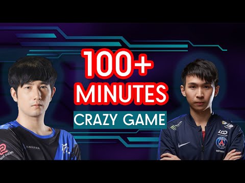 Epic 100+ minutes game between Ig g2 and Azure Ray | Wtf Dota moments