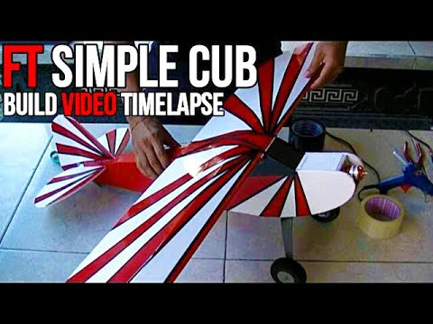 FT Simple Cub Build Video Timelapse | Membuat pesawat RC FT Simple Cub