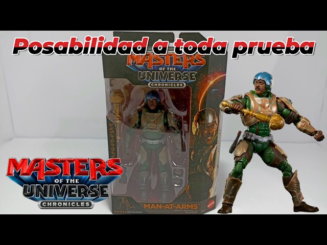 Vídeo relacionado con Masters of The Universe Chronicles Man-At-Arms Figura del Guardia Real Duncan de la película de 2026 a Escala 1:12, Aspecto Fiel al del Actor Idris Elba, 30 Puntos de articulación, JKJ25