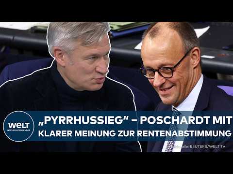 DEUTSCHLAND: „Pyrrhussieg!“ – Poschardt mit klarer Meinung zur Rentenabstimmung!
